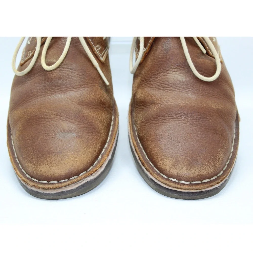 Kenneth Cole Reaction Desert Wind Mens 8.5‎ M Tan Leather Chukka Boots Brown